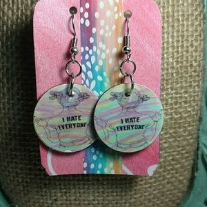 "I Hate Everyone" Earrings